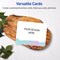 Avery Printable Rounded Corner Postcards with Sure Feed Technology, Pre-Printed Iridescent Watercolors Design, Matte White, 4-1/4" x 5-1/2", Laser & Inkjet Compatible, 20 Total